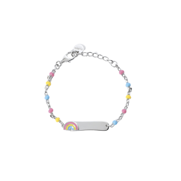 Bracciale Personalizzabile Arcobaleno - Rainbow-Tag