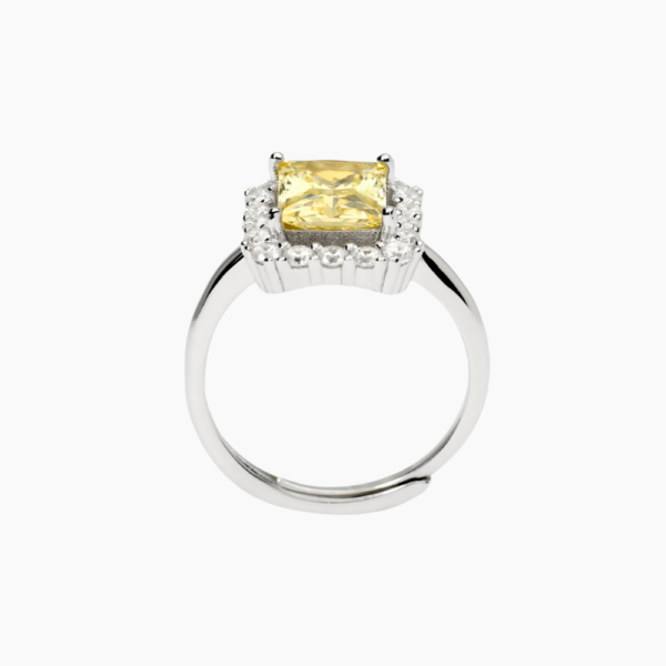 Anello In Argento Con Zircone Lemon Desiderio Infinito-1