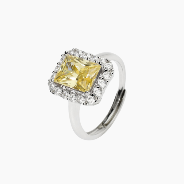 Anello In Argento Con Zircone Lemon Desiderio Infinito - immagine 3