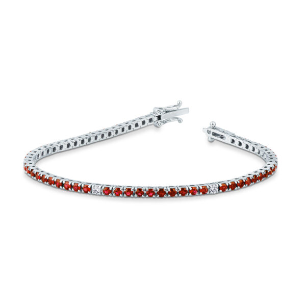 Bracciale Tennis Rubini e Diamanti - Mirco Visconti